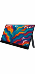 Arzopa A1T Touch Portable Monitor 15.6" IPS Full HD 1080p Metal Housing Dotykový Přenosný monitor, šedý