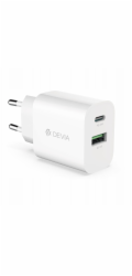 Deví síťová nabíječka Smart Series PD&QC 20W V2 - White