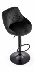NENURODYTA_V BAROVÁ ŽIDLE H101 ČERNÁ 45X47X84-106CM