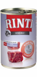 RINTI Singlefleisch Pur Mono Beef - vlhké krmivo pro psy - 400g