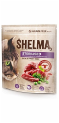 SHELMA Sterilised Beef - suché krmivo pro kočky - 8kg