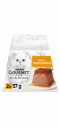 PURINA Gourmet Revelations Mousse with chicken in sauce Box - mokré krmivo pro kočky - 2x57g
