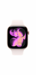 Apple Watch Series 11 GPS 42mm Rose Gold Aluminium Case with Light Blush Sport Band - S/M