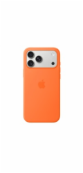 Apple iPhone 17 Pro Max Silicone Case with MagSafe – Orange