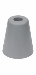 Dveřní zarážka Haushalt, 8 cm, O 7 cm, pryžová, šedá