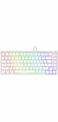 Savio ASTRAL WHITE JADE klávesnice Hraní USB QWERTY US Mezinárodní Bílá