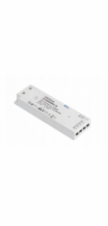 GTV LED napájecí zdroj SLIM EASY CLICK 12V, 60W, vstup 220-240VAC, IP20, rozměry 190x62x21(23) mm, 6 vestavěných mini zesilovačových zásuvek a kabel
