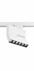 GTV SIERRA třífázové kolejnicové svítidlo 18W 1620lm 4000K AC220-240V IK09 bílé 5letá záruka XLD-SRA18WB-NB