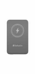 VERBATIM Powerbanka Charge  n  Go, Magnetická, 10000 mAh, USB-C, Šedá