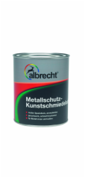 Albrecht Metal Protection Artistic Black Matte Paint 375 ml