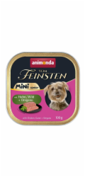 ANIMONDA Vom Feinsten Senior Mini Chicken with game and oregano - vlhké krmivo pro psy - 100g