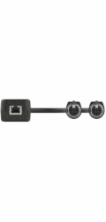 Turtle Dual XLR Input - dvoukabelový adaptér z analogového XLR na digitální audio Dante