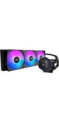 Cooler Master vodní chladič MasterLiquid Core Nex Digital 360 Black ARGB, 3x 120mm, ARGB, LGA1851, AM5, Černá