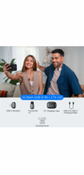 Boya Bezdrátový mikrofon BOYA mini 2-02 2,4 GHz USB-C - černý