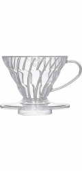 Plastový dripper V60-01 HARIO clear