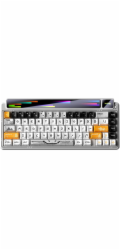 Klávesnice AULA Gasket AMG65 White LightFeather RGB