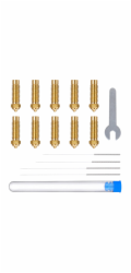 Sada mosazných trysek pro ELEGOO Neptune 4 Plus / 4 Max (0,4 mm x 4, 0,6 mm x 2, 0,8 mm x 2, 1,0 mm x 2)