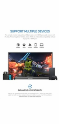 Arzopa Z1FC Portable Monitor 16.1" 144hz IPS Full HD 1080p Metal Housing Přenosný monitor + pouzdro, šedý