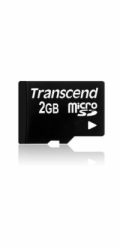 TRANSCEND MicroSD karta 2GB, bez adaptéru