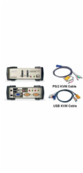 ATEN KVM switch CS-1732BC USB Hub 2PC audio+USB-PS/2