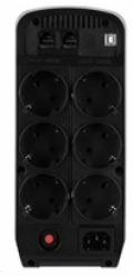 CyberPower PFC SineWave LCD GP UPS 900VA/540W, Schuko zásuvky