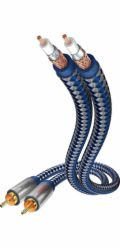 in-akustik Premium Audio Kabel Cinch - Cinch 0,75 m