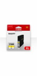 Canon CARTRIDGE PGI-2500XL Y žlutá pro Maxify iB4050, iB4150, MB5050, MB5150, MB5155, MB5350, MB5450 a MB5455 (1295str.)