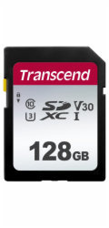 TRANSCEND SDXC karta 128GB 300S, UHS-I U3 V30 (R:100W:25 MB/s)