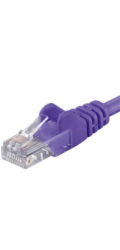 PREMIUMCORD Patch kabel UTP RJ45-RJ45 CAT5e 2m fialová