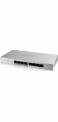 Zyxel GS1200-8HP 8-port Desktop Gigabit Web Smart switch, 4x PoE 802.3at, PoE budget 60W, fanless