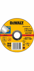 Dewalt kovový řezný kotouč 125x1,2x22,2mm 10 kusů Inox (DT42340TZ-QZ)