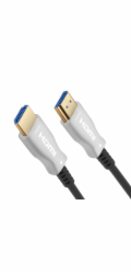 PREMIUMCORD Kabel optický fiber High Speed + Ethernet 4K@60Hz kabel, M/M, zlacené konektory, 5m