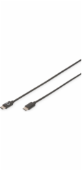 Digitus USB 2.0 Anschlusskabel USB-C > USB-C (schwarz, 3 Meter, PD, Laden mit bis zu 15 Watt)