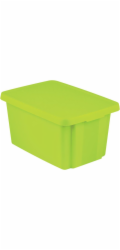CURVER Essentials Úložný box s víkem Zelená 45l
