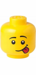 LEGO úložná hlava "Silly", velká, úložná krabice"