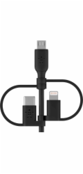 Belkin BOOST Charge univ. kabel  1,2m Lightn./Micro/USB-C - USB-A
