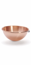 Miska de Buyer, 6580.26N, měděná, robustní, na bílky, 26 cm