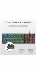 TRUST herní klávesnice GXT 835 Azor Illuminated Gaming Keyboard CZ/SK