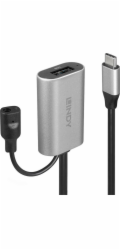 Lindy USB 3.2 Gen 1 aktivní prodlužovací kabel, USB-C samec > USB-A samice (černý, 5 metrů)