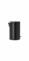 Brabantia Newicon pedálový odpadkový kos 12,0 L černý matný