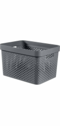 Box Curver Infinity Dots 17L šedý