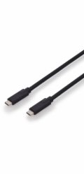Digitus USB 3.2 Gen 2 Anschlusskabel USB-C > USB-C (schwarz, 1 Meter, PD, Laden mit bis zu 100 Watt)