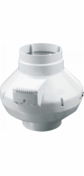 Ventilátory Radiální potrubní ventilátor fi 150 80W 46dB bílý (VK150)
