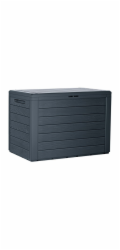 Zahradní box Prosperplast WOODEBOX antracit 190L 