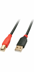 Lindy aktivní kabel USB 2.0, zástrčka USB-A > zástrčka USB-B (černý, 15 metrů)