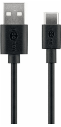 USB 2.0 Kabel, USB-A Stecker > USB-C Stecker
