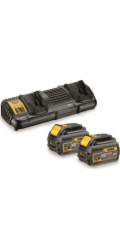 Dewalt DEWALT NABÍJEČKA DCB132 PRO DVĚ BATERIE + 2 x BATERIE 54/18V 6,0/2,0Ah DCB546 DCB132T2-QW