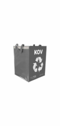 SIXTOL Taška na tříděný odpad SORT EASY METAL, 30x30x40cm, 36l SIXTOL