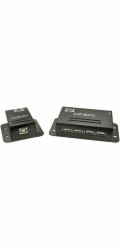 Lindy 50m 4portový USB 2.0 Cat.6 extender (černý, USB 2.0 Cat.6)