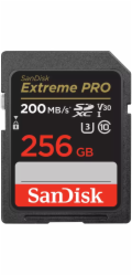 SanDisk SDXC karta 256GB Extreme PRO (200 MB/s Class 10, UHS-I U3 V30)